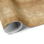 Weltkarte: Global Exploration Guide Geschenkpapier (Rolleneckpunkt)