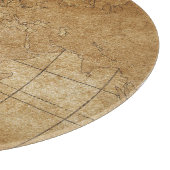 Weltkarte: Global Exploration Guide Schneidebrett (Ecke)
