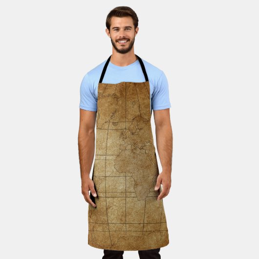 Weltkarte: Global Exploration Guide Schürze (Getragen)