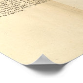 Weltkarte in 4 Teilen Poster (Ecke)