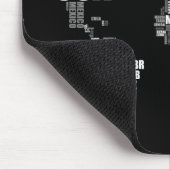 Weltkarte in Worten Mousepad (Ecke)