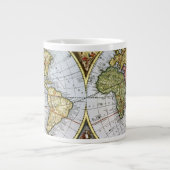 Weltkarte Jumbo-Tasse (Vorderseite)