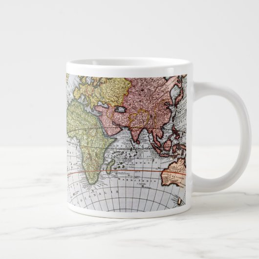 Weltkarte Jumbo-Tasse (Rechts)