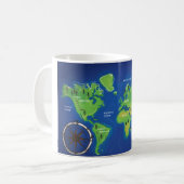 Weltkarte Kaffeetasse (Vorderseite Links)