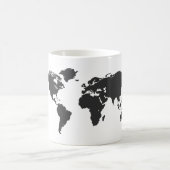 Weltkarte Kaffeetasse (Mittel)