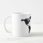 Weltkarte Kaffeetasse (Links)