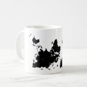 Weltkarte Kaffeetasse (Vorderseite Links)