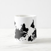 Weltkarte Kaffeetasse (Mittel)