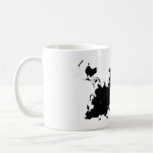 Weltkarte Kaffeetasse (Links)