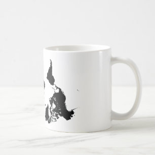 Weltkarte Kaffeetasse