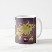 Weltkarte Kaffeetasse (VorderseiteRechts)