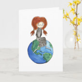 Weltkarte Karte (Gelbe Blume)