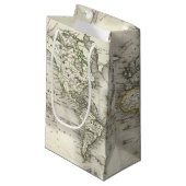 Weltkarte Kleine Geschenktüte (Vorderseite Schrägansicht)