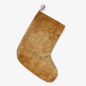 Weltkarte Kleiner Weihnachtsstrumpf (Vorderansicht (hängend))