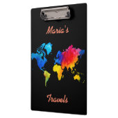 Weltkarte Klemmbrett (Links)