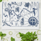 Weltkarte Küchentücher (Gefaltet)