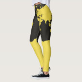 Weltkarte Leggings (Links)