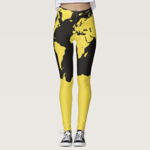 Weltkarte Leggings