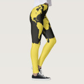 Weltkarte Leggings (Rechts)