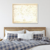 Weltkarte Leinwanddruck (Insitu (Schlafzimmer))