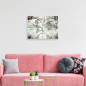 Weltkarte Leinwanddruck (Insitu (Wohnzimmer))