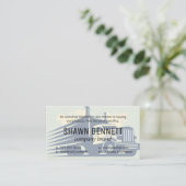 Weltkarte | LKW-Logistik Visitenkarte (Stehend Vorderseite)