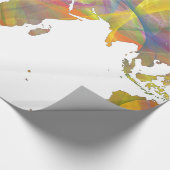 WELTKARTE LUX 2 - GESCHENKPAPIER (Ecke)