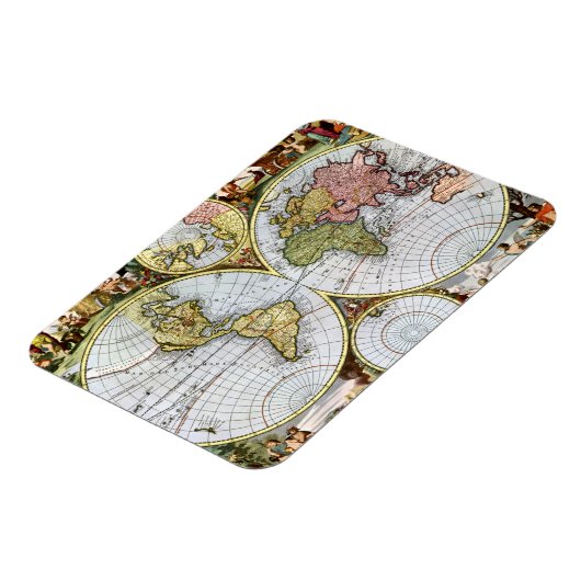 Weltkarte Magnet (Linke Seite)