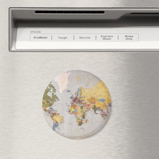 Weltkarte Magnet (In Situ (Geschirrspüler))