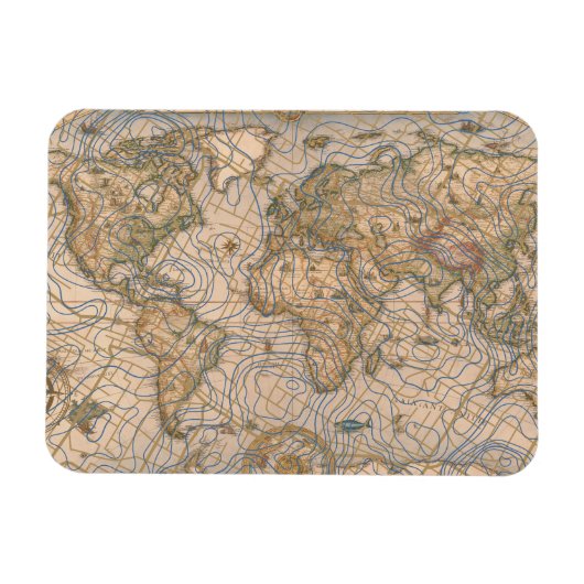 Weltkarte Magnet (Horizontal)
