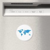 Weltkarte Magnet (In Situ (Geschirrspüler))