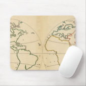 Weltkarte mit 5 Zonen Mousepad (Mit Mouse)