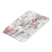 Weltkarte mit britischen Sitzungsszenarien im Jahr Magnet (Linke Seite)