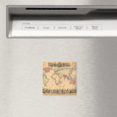 Weltkarte mit dem britischen Empire Magnet (In Situ (Geschirrspüler))