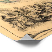 Weltkarte mit dem britischen Empire Poster (Ecke)