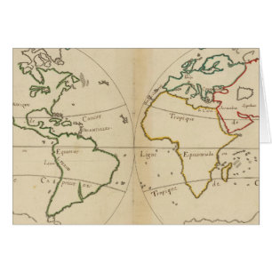 Weltkarte mit Tropen