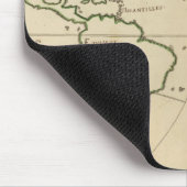 Weltkarte mit Tropen Mousepad (Ecke)