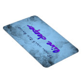 Weltkarte mit Zitat Magnet (Rechte Seite)