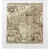 Weltkarte Monsters Atlantik