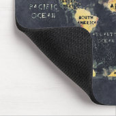 Weltkarte Mousepad (Ecke)