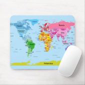 Weltkarte Mousepad (Mit Mouse)