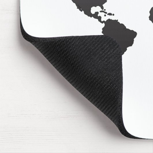 Weltkarte Mousepad (Ecke)