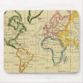 Weltkarte Mousepad (Vorne)