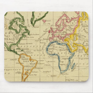 Weltkarte Mousepad