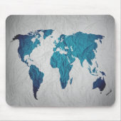Weltkarte Mousepad (Vorne)
