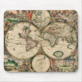 Weltkarte Mousepad (Vorne)