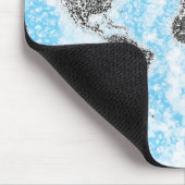 Weltkarte Mousepad (Ecke)