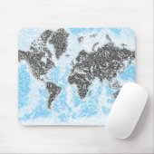 Weltkarte Mousepad (Mit Mouse)