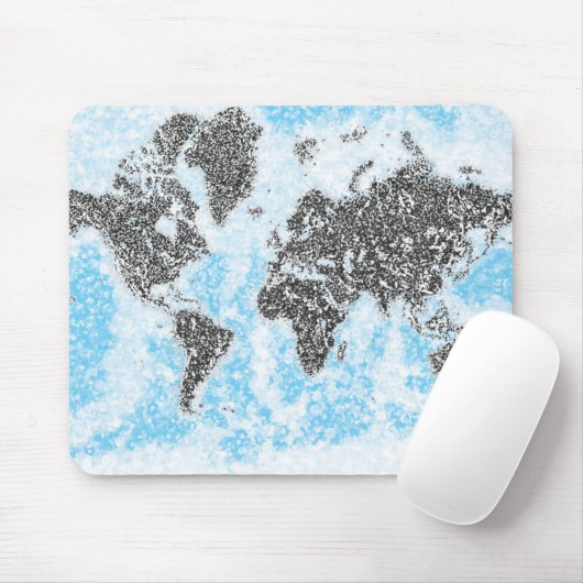 Weltkarte Mousepad (Mit Mouse)