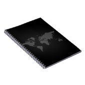 Weltkarte Notizblock (Rechte Seite)